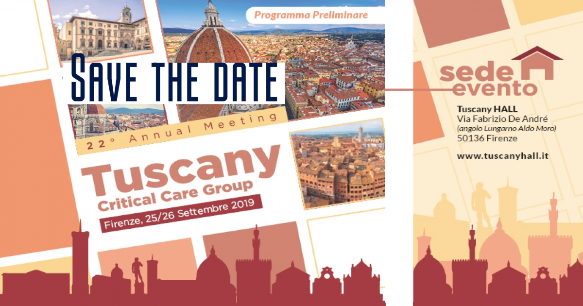 22° Annual Meeting annuale Tuscany Critical Care Group
