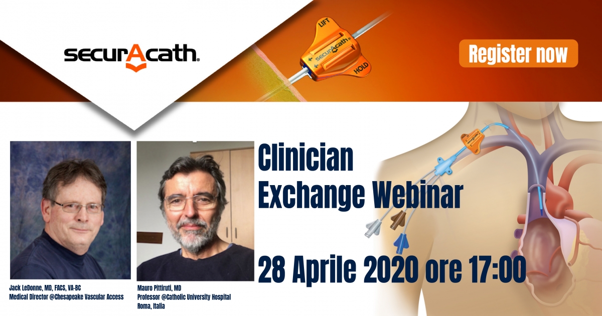 Webinar: Accesso vascolare ottimizzato nel paziente COVID-19