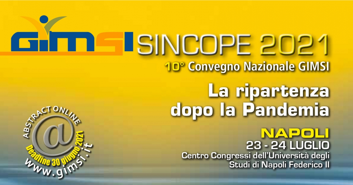 Sincope 2021, 10° Congresso Nazionale  GIMSI