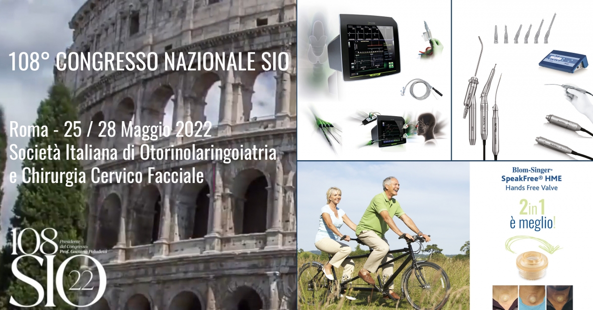 108° SIO, Congresso Nazionale Societā Italiana di Otorinolaringoiatria e Chirurgia Cervico-Facciale