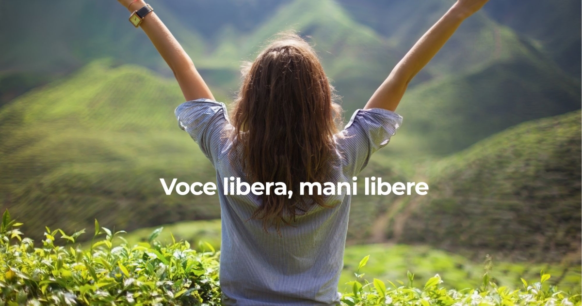 Paziente con protesi fonatoria mani libere