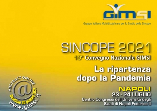 X CONGRESSO NAZIONALE GIMSI SINCOPE 2021