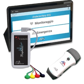 Albatros Tip Location Wireless con Sonda Ecografica Lineare Convex Cardio