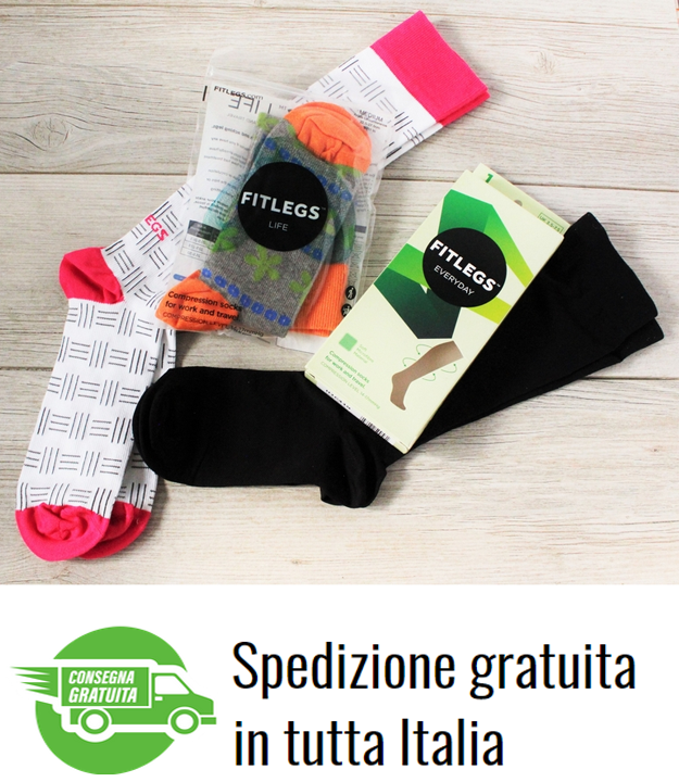 Calze a compressione graduata per personale sanitario - FITLEGS Everyday